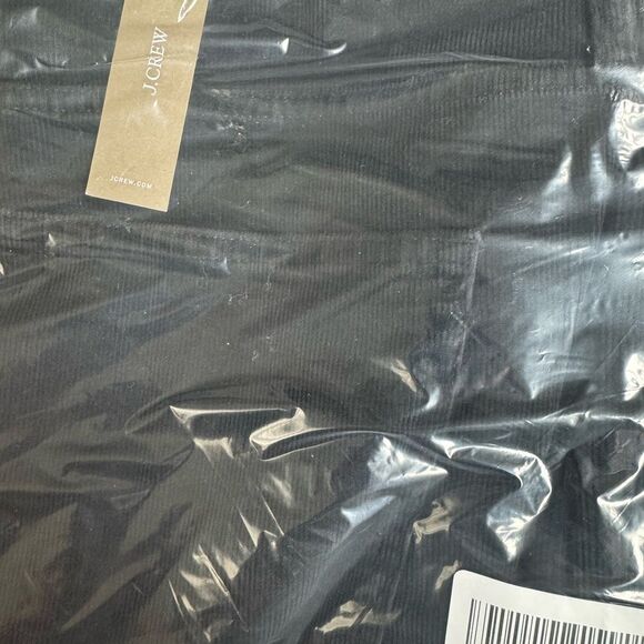 NWT J CREW Tall wide-leg corduroy trouser in black 32 TALL - Picture 12 of 12
